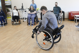 Manual wheelchair wheelies