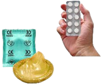 Pills and contraception
